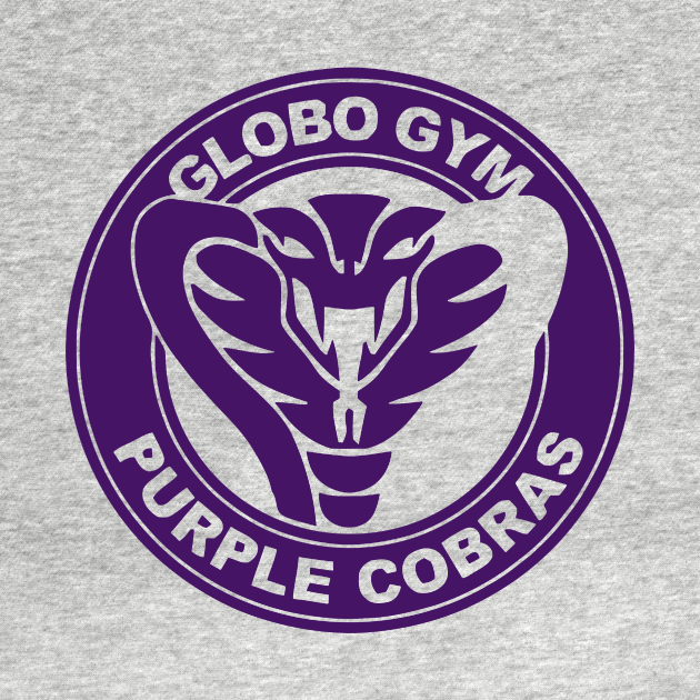 Globo GYM Costume Purple Cobras Team Globo Gym Logo Cobra TShirt
